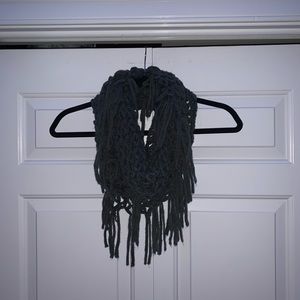 Dark gray Wrap scarf